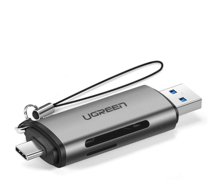 Czytnik kart SD UGREEN SD / microSD (USB 3.0 / USB-C)